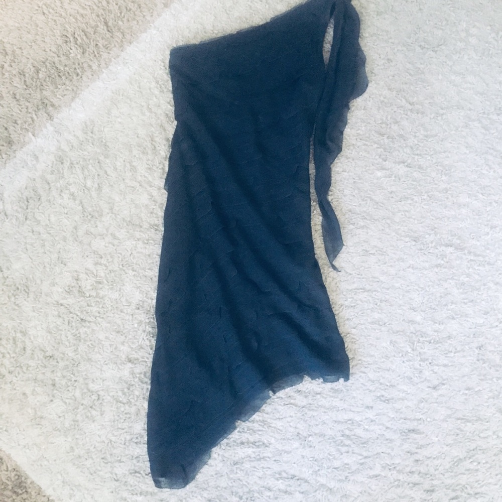 BCBG One-Shoulder Cocktail Dress